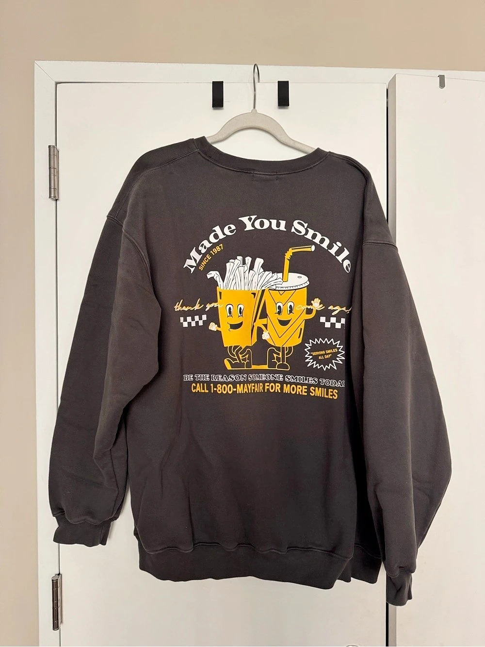 Mayfair Group Made You Smile Sweatshirt and Sweatpants Set & Sweatpants Set